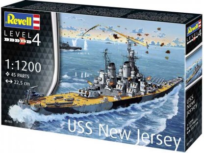 REVELL 1/1200 USS New Jersey
