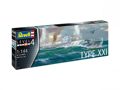 REVELL 1/144 German Submarine Typ XXI