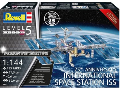 REVELL 1/144 Gift Set 25th Anniversary ISS Platinum Edition