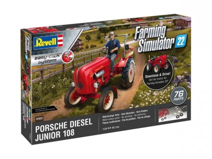 REVELL 1/24 Porsche Junior 108 Farming Simulator Edition