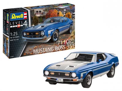 REVELL 1/25 Model Set 1971 Mustang Boss 351
