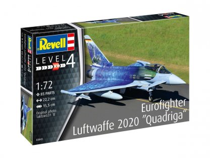 REVELL 1/72 Eurofighter Luftwaffe 2020 Quadriga