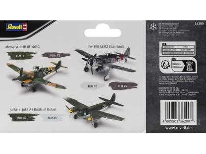 REVELL 36200 Model Color - German Aircraft WWII (8 x 18 ml)