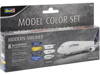 REVELL 36203 Model Color - Modern Airliner (8 x 18 ml)