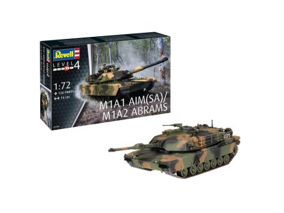 REVELL 63346 Model Set 1/72 M1A1 AIM(SA) M1A2 Abrams