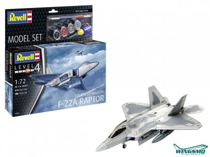 REVELL 63858 Model Set 1/72 Lockheed Martin F-22A