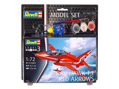 REVELL 64921 Model Set 1/72 BAE Hawk T-1 Red Arrow