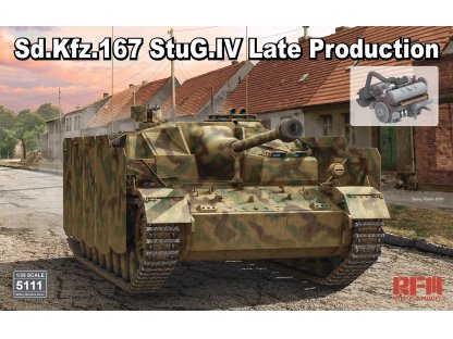 RFM 1/35 5111 Sd.Kfz.167 StuG.IV Late Production with Engine & Workable tracks