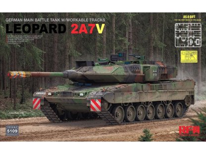 RFM 1/35 German Main Battle Tank w/Workable Tracks Leopard 2A7V