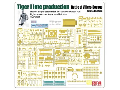 RFM 1/35 Tiger I Late Production Battle of Villers-Bocage Limited Edition