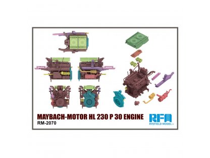 RFM 2070 1/35 Maybach-Motor HL 230 P 30 Engine