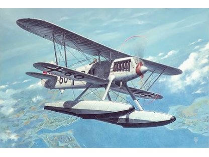 RODEN 1/48 Heinkel He51B-2 w/Float