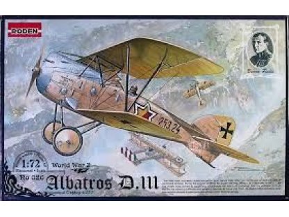 RODEN 1/72 Albatros D.III Oeffag s.253