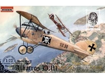 RODEN 1/72  Albatros D.III Oeffag s.53.2