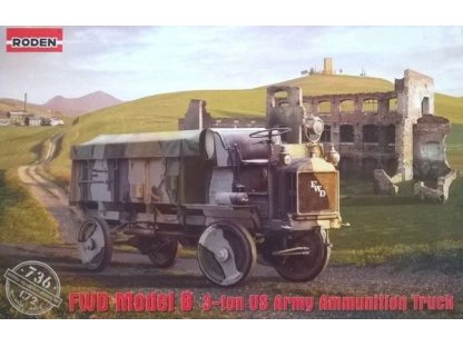 RODEN 1/72 FWD Model B 3-ton US Ammunition truck