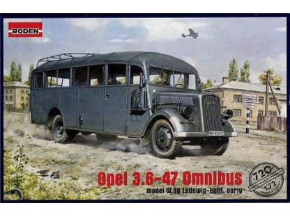 RODEN 1/72 Opel Blitz Omnibus M.W42