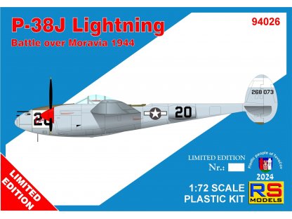 RS 94026 1/72 P-38J Lightning Battle over Moravia 1944  Limited Edition