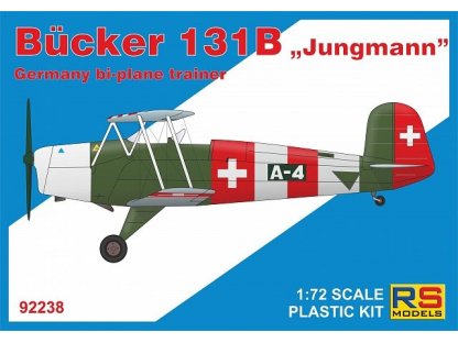 RS MODELS 1/72 Bücker 131B German bi-plane trainer