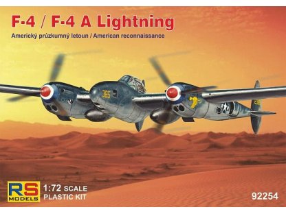 RS MODELS 1/72 F-4/F-4A Lightning Reconn.Plane (5x camo)