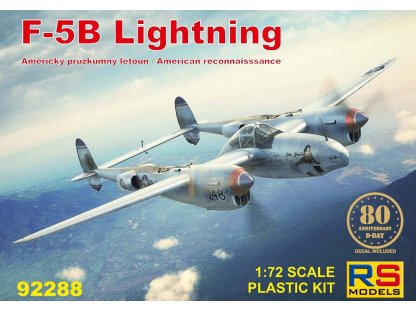 RS MODELS 1/72 F-5B Lighting American Reconnaissance