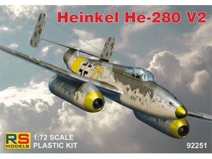 RS MODELS 1/72 Heinkel He-280 Juma 004 (4x Luftwaffe)