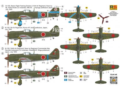 RS MODELS 1/72 Kawasaki K-100-I"Low back"