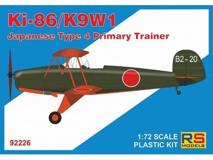 RS MODELS 1/72 Ki-86/K9W1 Japanese Type 4 Trainer (4x camo)