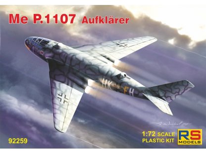 RS MODELS 1/72 Messerschmitt P.1107 Aufklärer