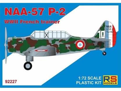 RS MODELS 1/72 NAA-57 P-2 French WWII Trainer (5x camo)