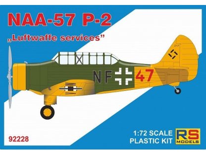 RS MODELS 1/72 NAA-57 P-2 Luftwaffe services (5x camo)