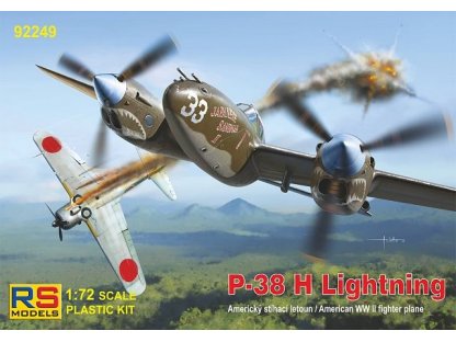 RS MODELS 1/72 P-38H Lightning (4x camo, re-edition)