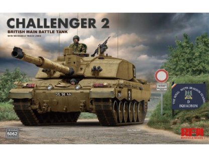 RYE FIELD 1/35 Challenger 2 British Main Battle Tank with workable track links
