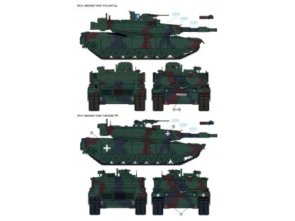 RYE FIELD 1/35 M1A1 Abrams Ukraine / Poland 2 in 1 Limited Edition