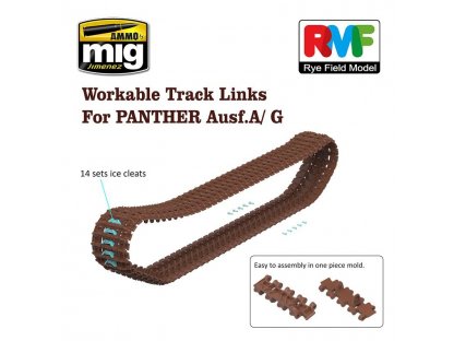 RYE FIELD 1/35 Panther A/G Workable Tracks