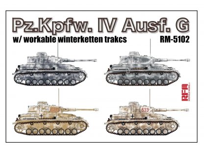RYE FIELD 1/35 Pz.Kpfw. IV Ausf. G w/Workable Winterketten Tracks