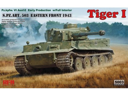 RYE FIELD 1/35 Pz.Kpfw VI Tiger I Initial Early W/Full Interior
