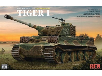 RYE FIELD 1/35 Tiger I Late Production Zimmerit & Full Interior