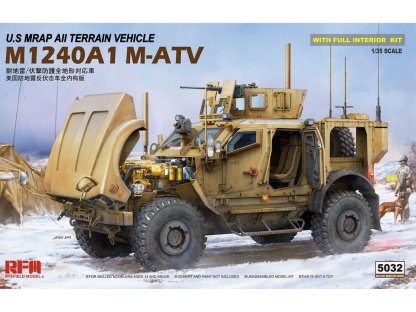 RYE FIELD 1/35 U.S MRAP All Terrain Vehicle M1240A1 M-AT