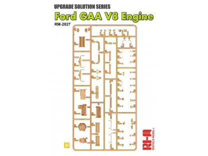 RYE FIELD 1/35 Upgrade Solution Series for Ford Gaa V8 Engine