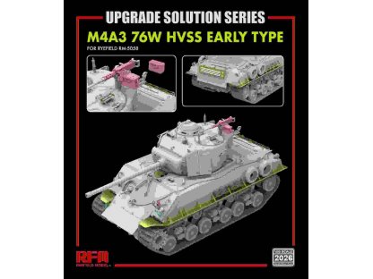 RYE FIELD 1/35 Upgrade Solution Series for M4A3 76W HVSS Early Type