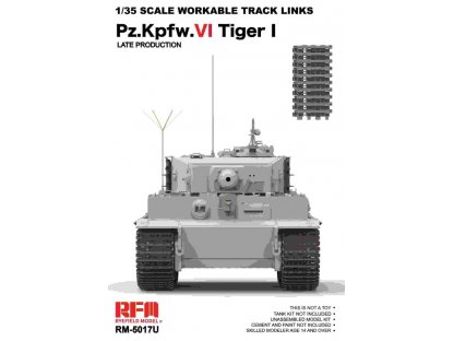 RYE FIELD 1/35 Workable track links for Tiger I late