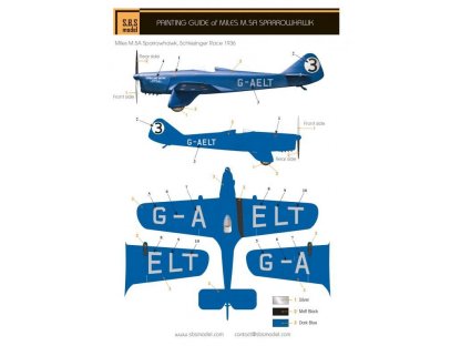 SBS 1/72 Miles M.5A Sparrowhawk Schlesinger Race