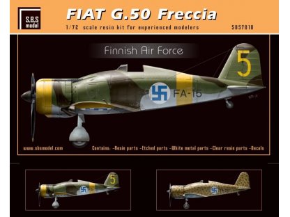 SBS MODEL 1/72 Fiat G.50 Freccia Finnish AF (resin kit)