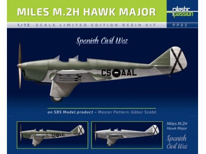 SBS MODEL 1/72 Miles M.2H Hawk Major Spanish CW (resin kit)