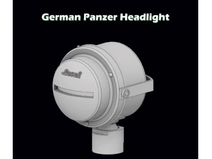 SBS MODELS 1/35 German Panzer Headlight WWII (3 pcs.)