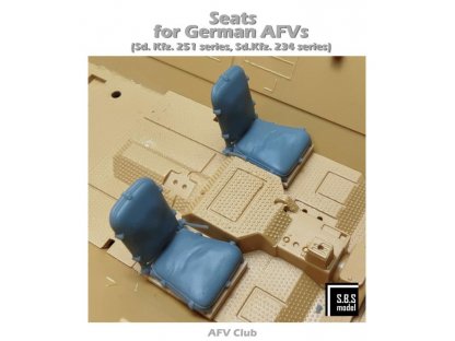 SBS MODELS 1/35 Seats for German AFV's (2 pcs.)