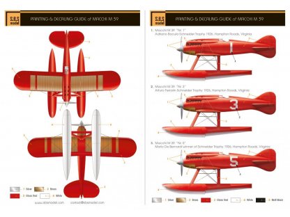 SBS MODELS 1/48 Macchi M.39 Schneider Trophy 1926 (resin kit)