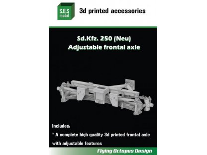 SBS MODELS 1/72 Adjustable frontal axle for Sd.Kfz.250 (Neu)