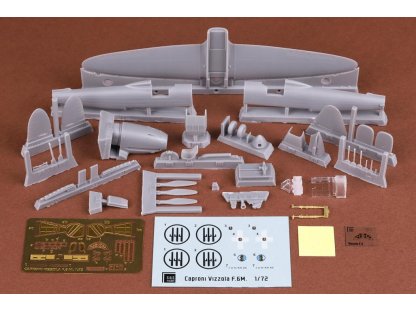 SBS MODELS 1/72 Caproni-Vizzola F.6M Italy 1941 (resin kit)