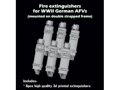 SBS MODELS 1/72 Fire extinguishers German WWII AFV (double)